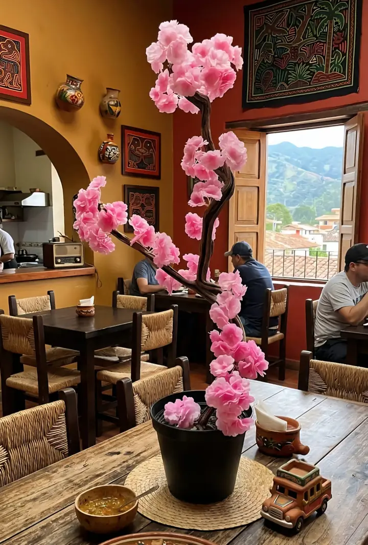 Bonsái Cerezo Artificial Único — foto 2