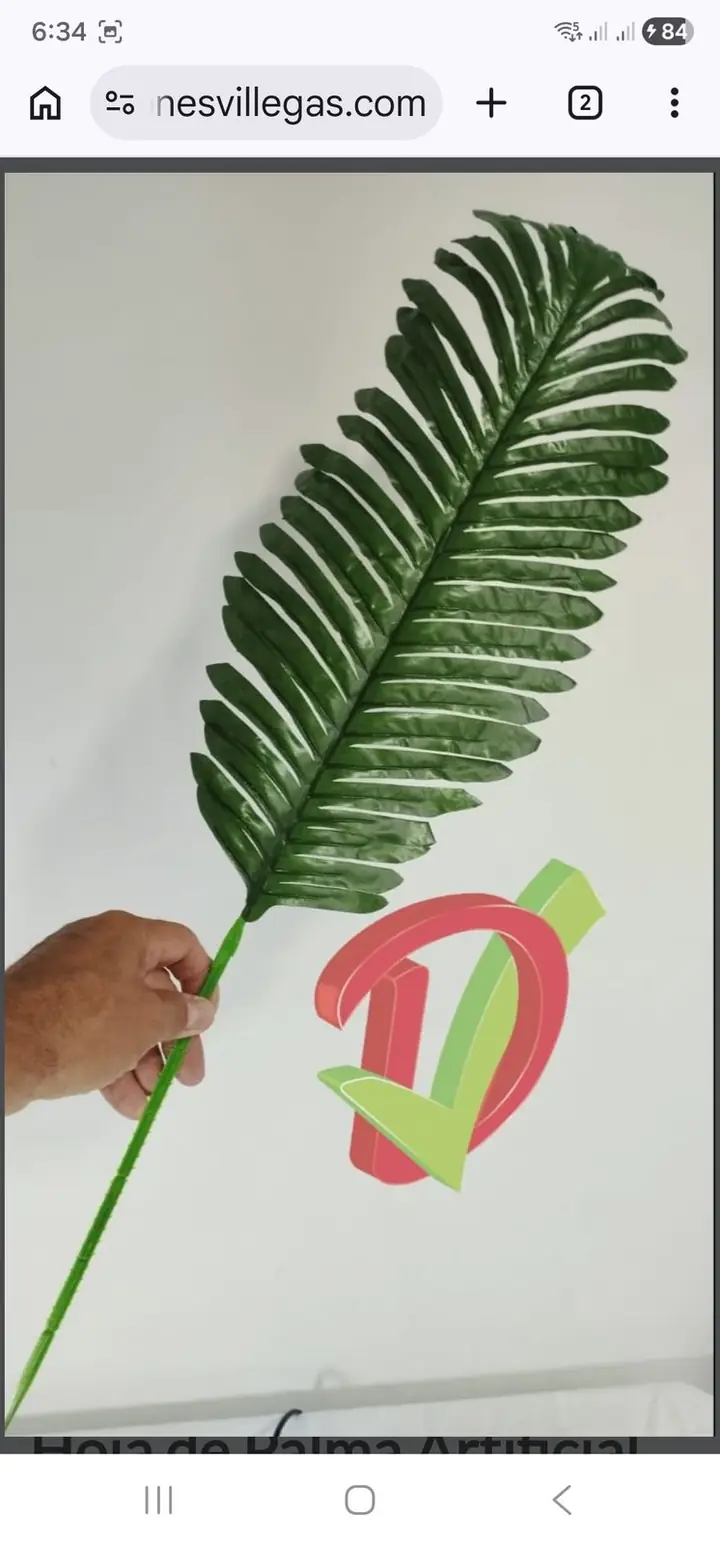 Hoja de Palma Artificial — Plantas Artificiales Colombia