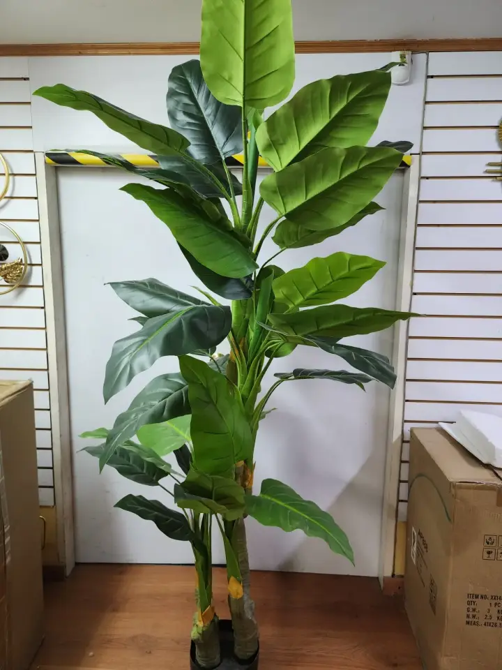 Planta Artificial Hojas Verdes — foto 1