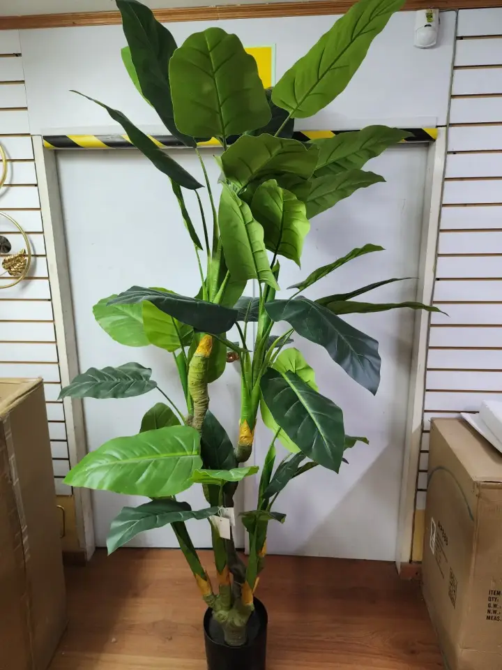 Planta Artificial Hojas Verdes — foto 2