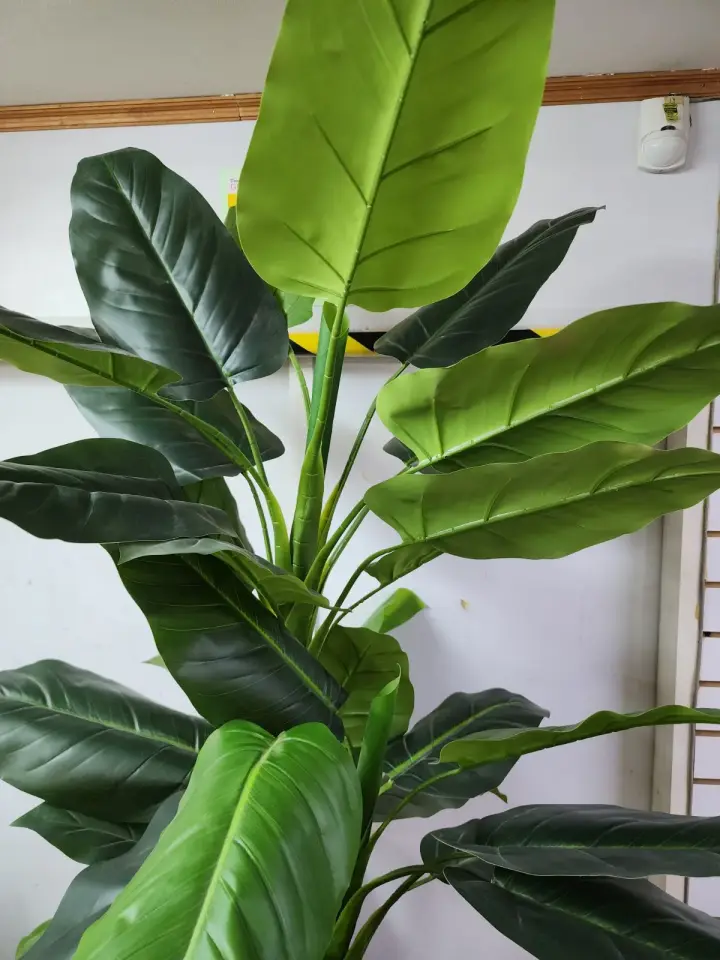 Planta Artificial Hojas Verdes — foto 3